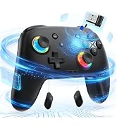Switch Controller, Wireless Bluetooth Controller for Nintendo Switch 2/Switch/Lite/OLED, game con...