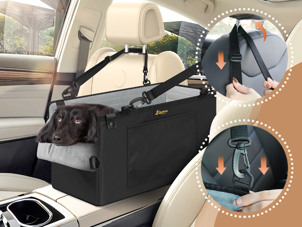 dog car seat console
