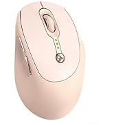 GUGUELEC Beige Wireless Mouse