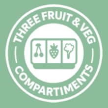 vegetable and fruit storage containers, airtight lids