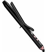 Farery Long Barrel Curling Iron 1 1/4 inch, 1.25 Inch Curling Iron for Long Hair, Infused Argan O...