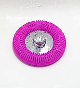 Shower drain clog prevention tool with secure grip Rust-resistant stainless steel drain cover shower