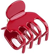 1.85'' Small Acetate Hair Claw Clip for Women, Non-Slip Cute Jaw Clips for Thin and Medium Hair (...