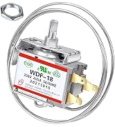 Mini Fridge Thermostat, 3 Pin Screw Mount Universal WDF-18 Refrigerator Thermostat 250V Compatibl...