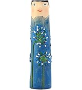 Spring Bud Vases, Bohemian Family Face Vase Boho Cute Home Decor, Character Vase Flower Plant Hol...