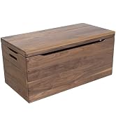 Hope Woodworking 42" Wooden Storage Chest - Handmade Amish Hope Chest - Storage Trunk with Anti-S...