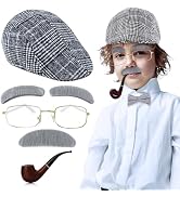 4E's Novelty Rectangular Costume Glasses for Kids Girls & Boys Old Lady/Old Man Costume Accessori...