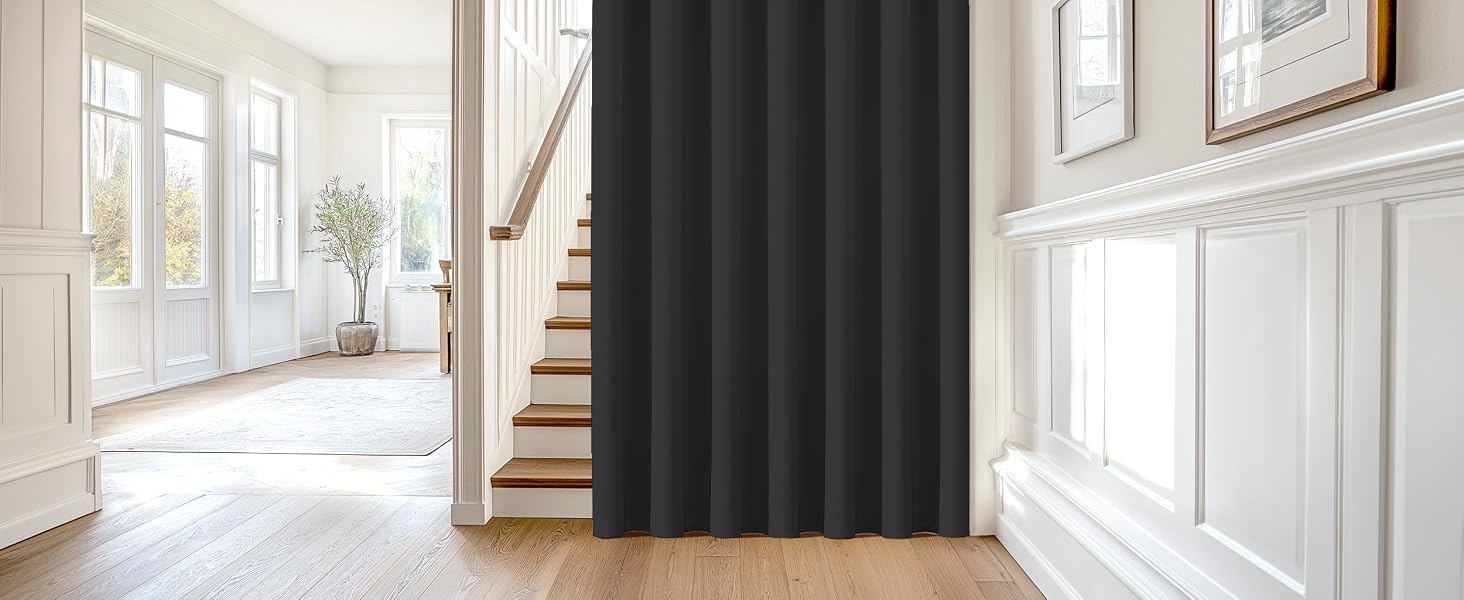door curtain door Curtains blackout single curtain panel drapes