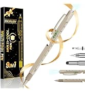 Stocking Stuffers for Adults Dad Gifts from Daughter Son Wife, 9 in 1 Multitool Pen Gifts for Him...