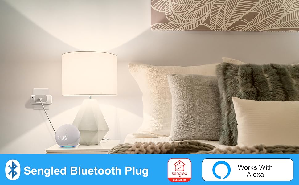 Sengled bluetooth smart plug work with alexa