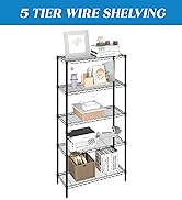 guanriver 5-tier 750lbs BLACK 36"L*14"W*72H