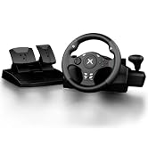 NBCP F2 Gaming Steering Wheel for PC,270° Rotation Universal USB Car Sim Race Racing Wheel 10.2-i...