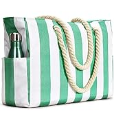 Beach Bags for Women, Pool Bag Waterproof Sandproof Beach Bag Large Capacity Beach Swim Bag with ...