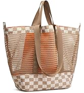 G4Free Mesh Beach Bags for Women Men Extra Large Packable Beach Tote Bag Reversible Travel Pool S...
