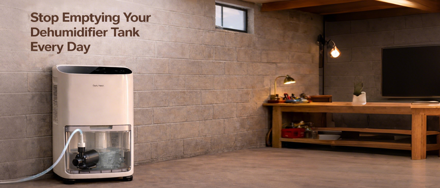 PmpDrTech Upgraded Automatic Smart Dehumidifier Pump