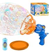 1 Pack Bubble Gun Dinosau Bubble Machine Bubble Blower for Kids Bubble in Bubble Gun Party Favors...