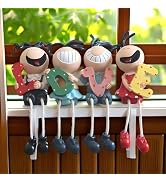 Eysinyge 4pcs Shelf Sitter Figurines with Love Letters – 7 Inch Height, Hand-Painted Resin, Cute ...