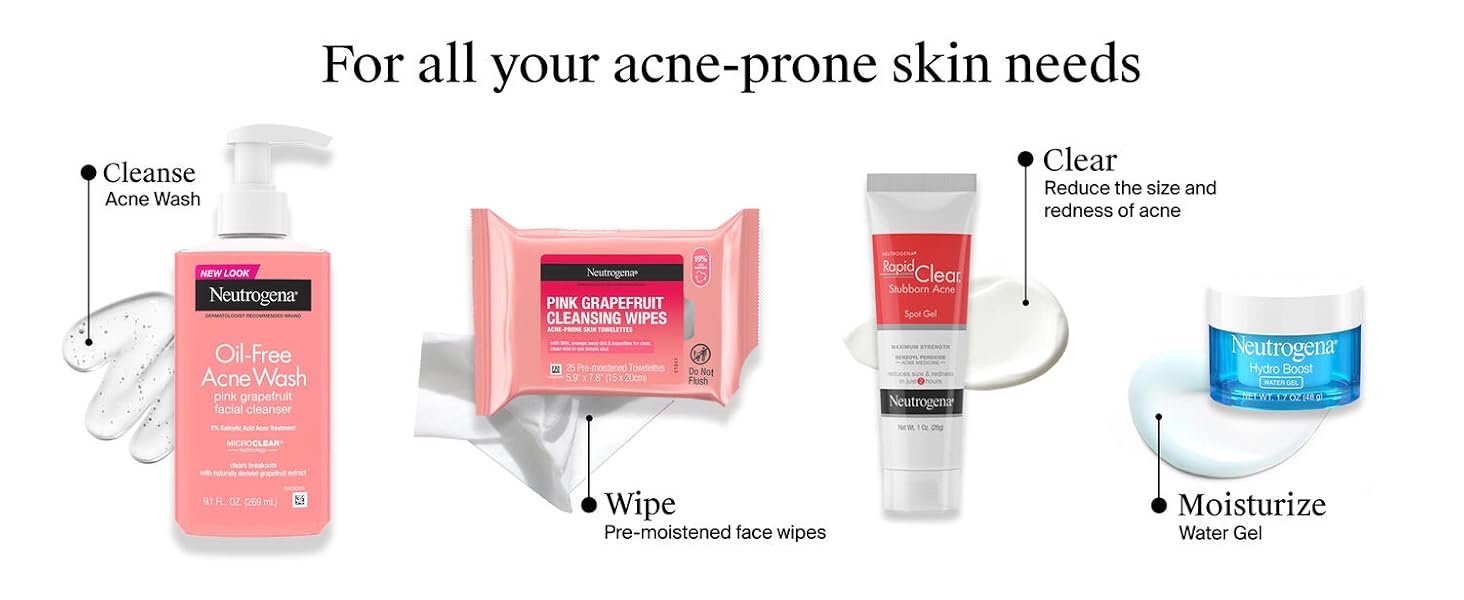 acne pads treatment face pads wipes facial oil-free non-comedogenic 2% salicylic acid medicine