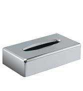Y-in Hand Tissue Dispenser Box Cover,Rectangular Mirror Wall Mounted Holder with Bottom, Dryer Sh...