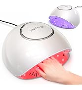 Lavinda 2-in-1 UV LED Nail Lamp with Red Light Skincare, 54W UV Light for Gel Polish Nails, Profe...