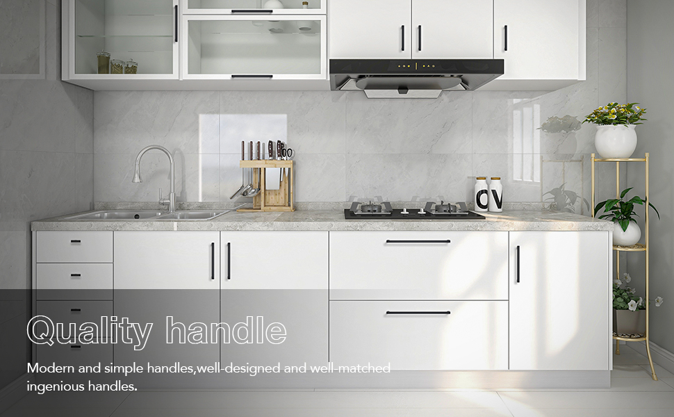 320mm Black Kitchen Cabinet Handles