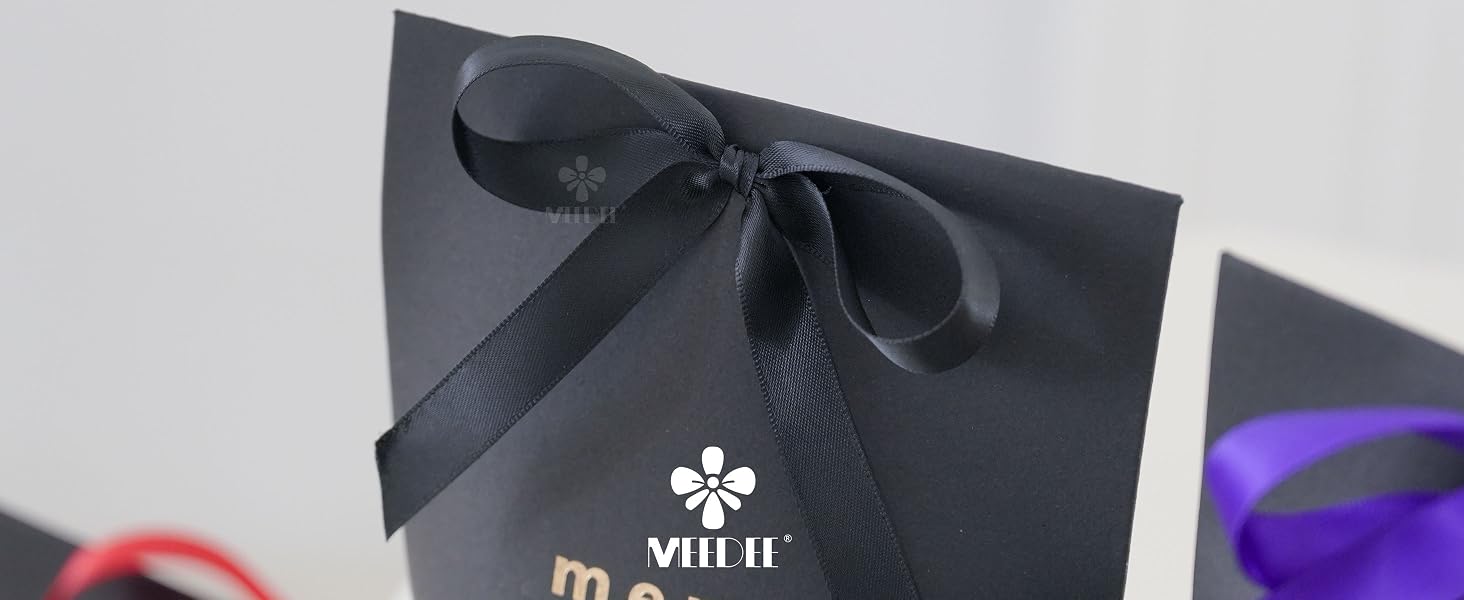 1/2 inch black satin ribbon