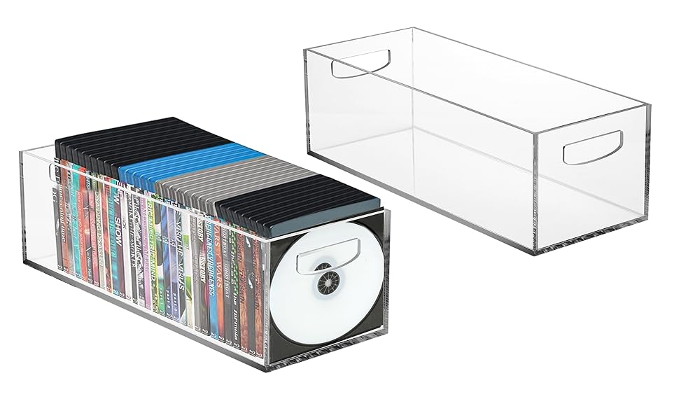 Acrylic DVD/CD Storage Box
