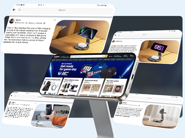 3 in 1 wireless charging station