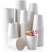TV TOPVALUE 600 Pack 5 oz Paper Cups, Bathroom Cups, Small Mouthwash Cups, Hot/Cold Drinking Cups...