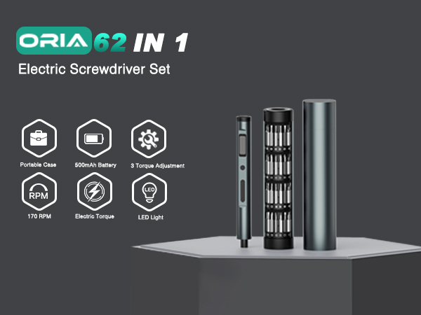 Electric Screwdriver Set, Precision Screwdriver Kit, Mini Electric Screwdriver