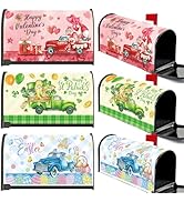 Inisajace Mailbox Covers Magnetic Standard Set of 3, Valentines Day St. Patrick's Day Easter Mail...