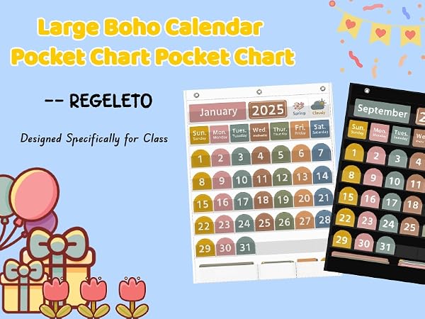 49 calendar pocket chart