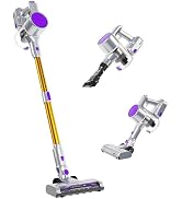 OLIXIS Cordless Vacuum Cleaner, Rechargeable Upright Vacuum with Flexible Steering, Extendable Wa...