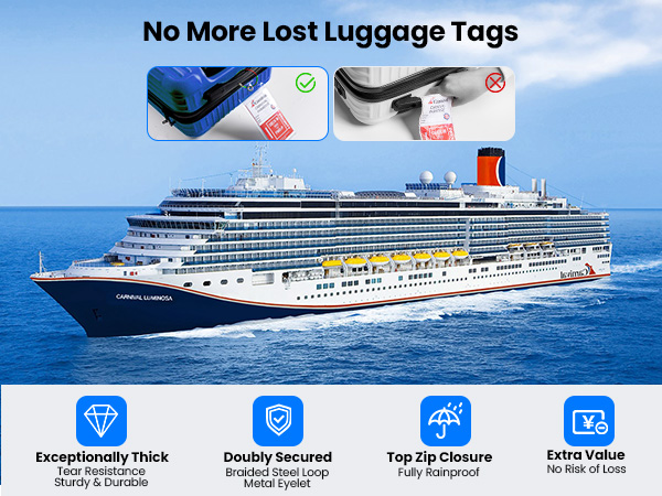 luggage tag cruise ship