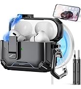 Compatible with AirPods Pro 2nd/1st Generation Case,Compatible with Magsafe,Magnetic Automatic Lo...