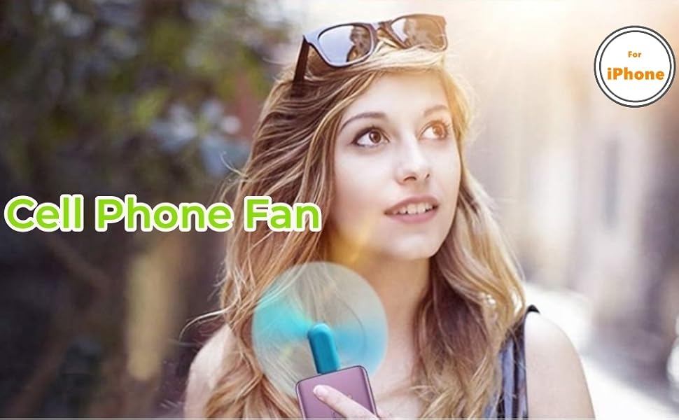 Cell Phone fan for iPhone
