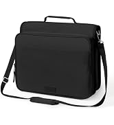 SUNEE Zipper Binder with 2-Inch O-Rings, 13-Inch Laptop/Tablet Sleeve, 450 Sheet Capacity, Sturdy...