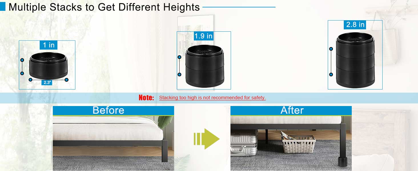 Multiple Stacks to Get Different Heights