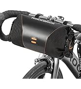 ROCKBROS Bike Handlebar Bag Waterproof Bike Front Handlebar Bag Bicycle Basket Storage Bag for Co...