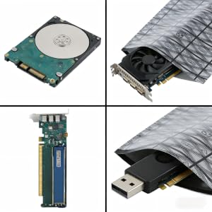 20pcs Large Open Top Antistatic Bag