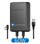 SUNVIE 60W Low Voltage Landscape Transformer with Timer and Photocell Sensor, 120V AC to 12V DC L...