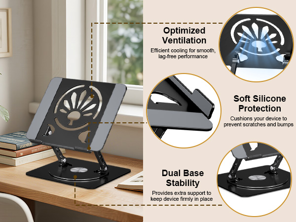 laptop stand for desk portable notebook stand ergonomic laptop riser office desk accessories
