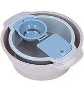 Trimming Tray Kit, 4Pcs Stackable Pollen Screen Flour Sieve Set Flower Dry Sifter with Mesh and B...