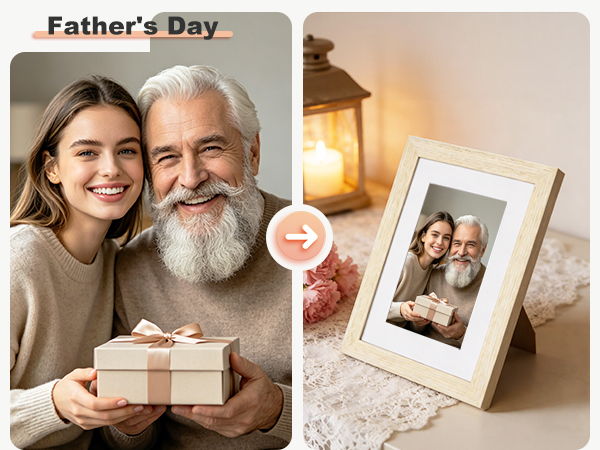 KINLINK Solid Wood Picture Frame is the perfect choice as a Day gift for your loved