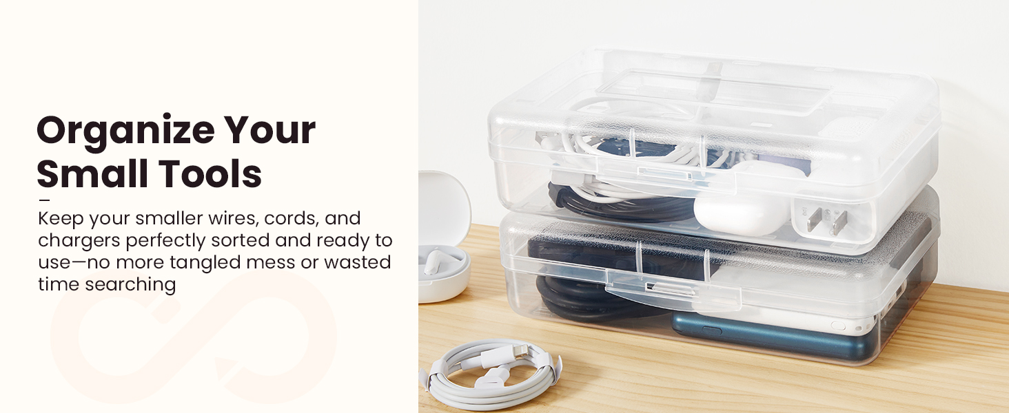 6 pack pencil box clear plastic