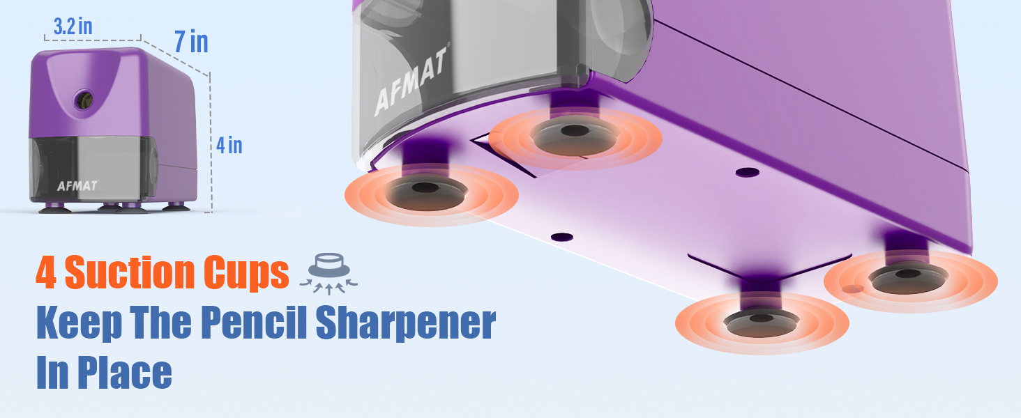 AFMAT PSD3 Pencil Sharpener for Classroom