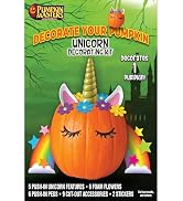 Pumpkin Masters Unicorn Decorating Kit - No-Carve Magical Pumpkin Creation Set with Horn, Ears, F...