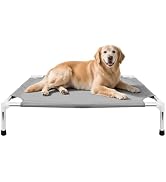 Makerfire Elevated Dog Bed, Indoor/Outdoor Raised Dog Cot for Small Dogs, Detachable Pet Bed with...