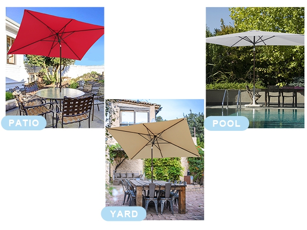 Rectangular Patio Umbrella