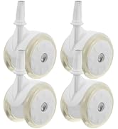 DOITOOL 4 Pcs Baby Walker Wheels Replacement, Universal Wheels for Walker Accessories, Baby Strol...